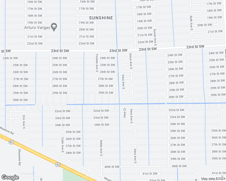 map of restaurants, bars, coffee shops, grocery stores, and more near 3700 29th Street Southwest in Lehigh Acres