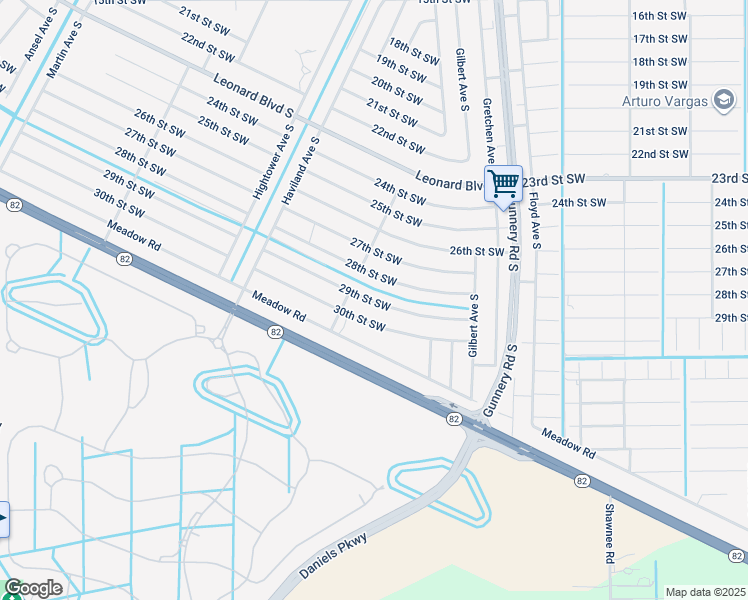 map of restaurants, bars, coffee shops, grocery stores, and more near 4456 30th Street Southwest in Lehigh Acres