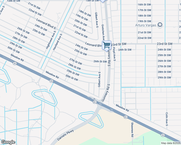 map of restaurants, bars, coffee shops, grocery stores, and more near 4413 27th Street Southwest in Lehigh Acres