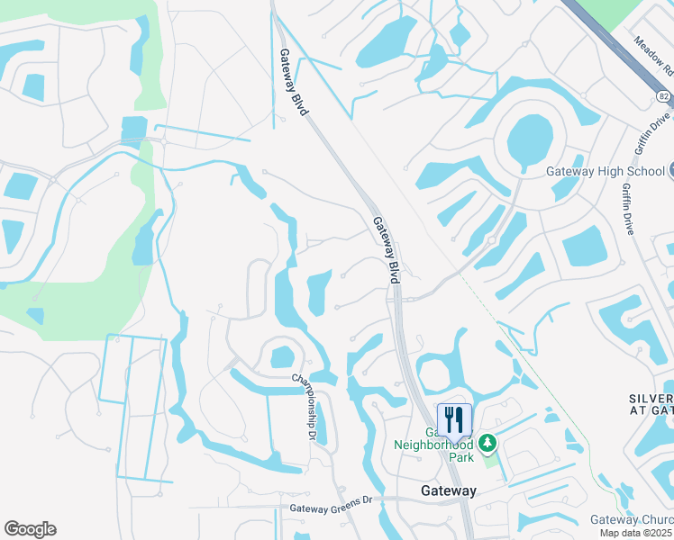map of restaurants, bars, coffee shops, grocery stores, and more near 10950 Mahogany Run in Fort Myers