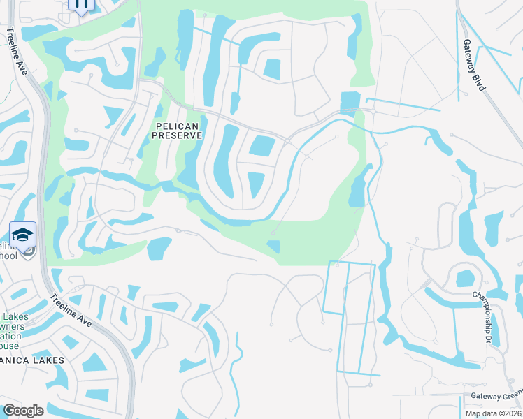 map of restaurants, bars, coffee shops, grocery stores, and more near 10596 Carena Circle in Fort Myers