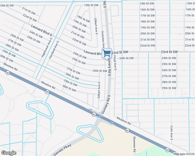 map of restaurants, bars, coffee shops, grocery stores, and more near 4401 27th Street Southwest in Lehigh Acres