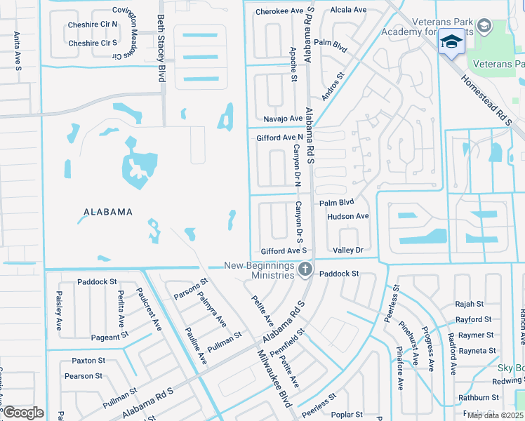 map of restaurants, bars, coffee shops, grocery stores, and more near 407 Rushmore Avenue South in Lehigh Acres
