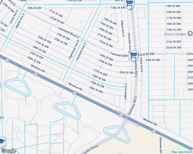 map of restaurants, bars, coffee shops, grocery stores, and more near 4843 28th St SW in Lehigh Acres
