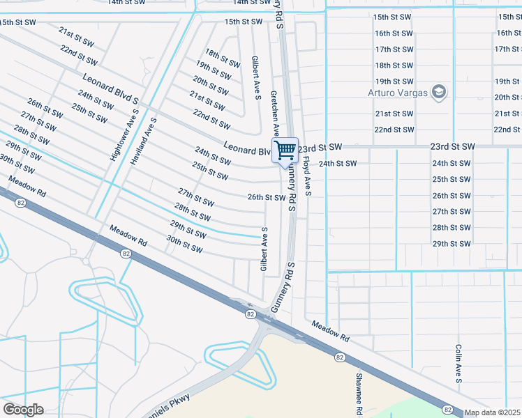 map of restaurants, bars, coffee shops, grocery stores, and more near 4401 27th Street Southwest in Lehigh Acres