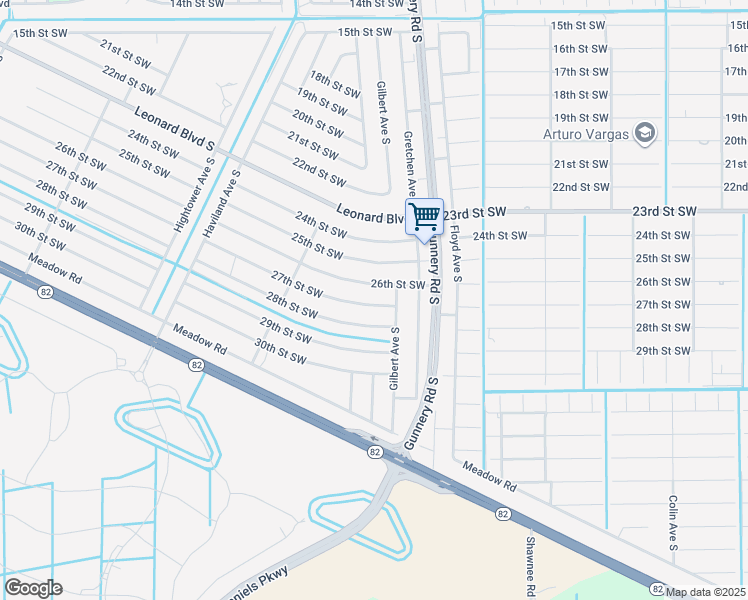 map of restaurants, bars, coffee shops, grocery stores, and more near 4410 27th Street Southwest in Lehigh Acres