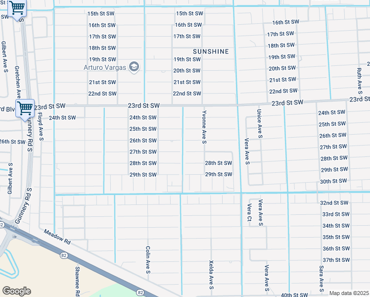 map of restaurants, bars, coffee shops, grocery stores, and more near 3812 27th Street Southwest in Lehigh Acres