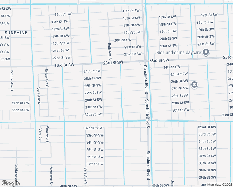 map of restaurants, bars, coffee shops, grocery stores, and more near 3205 27th Street Southwest in Lehigh Acres