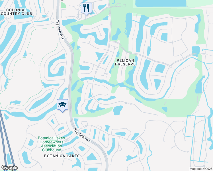 map of restaurants, bars, coffee shops, grocery stores, and more near 10631 Camarelle Circle in Fort Myers