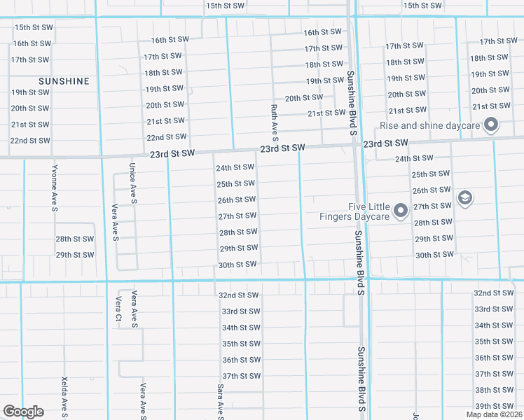 map of restaurants, bars, coffee shops, grocery stores, and more near 3218 27th Street Southwest in Lehigh Acres