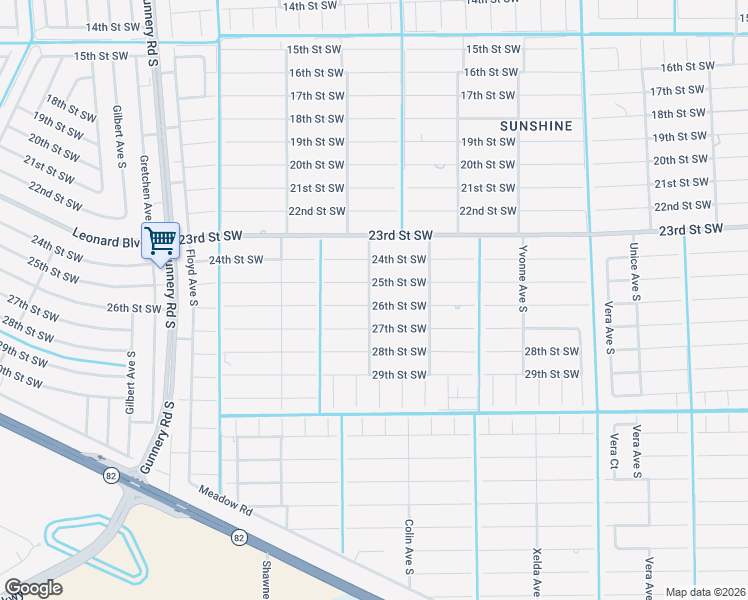 map of restaurants, bars, coffee shops, grocery stores, and more near 4018 26th Street Southwest in Lehigh Acres