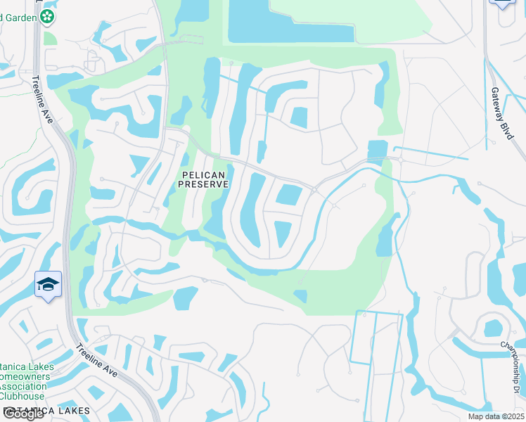 map of restaurants, bars, coffee shops, grocery stores, and more near Carena Circle in Fort Myers