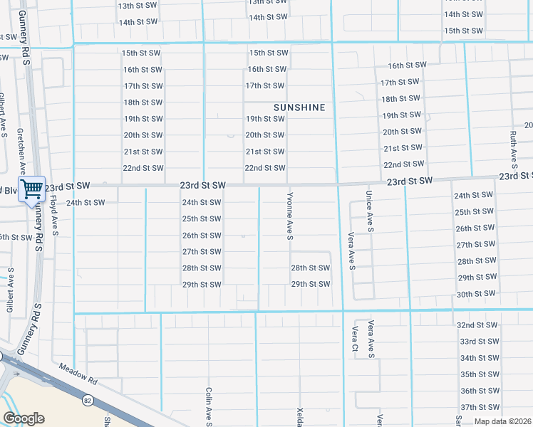 map of restaurants, bars, coffee shops, grocery stores, and more near 3812 24th Street Southwest in Lehigh Acres