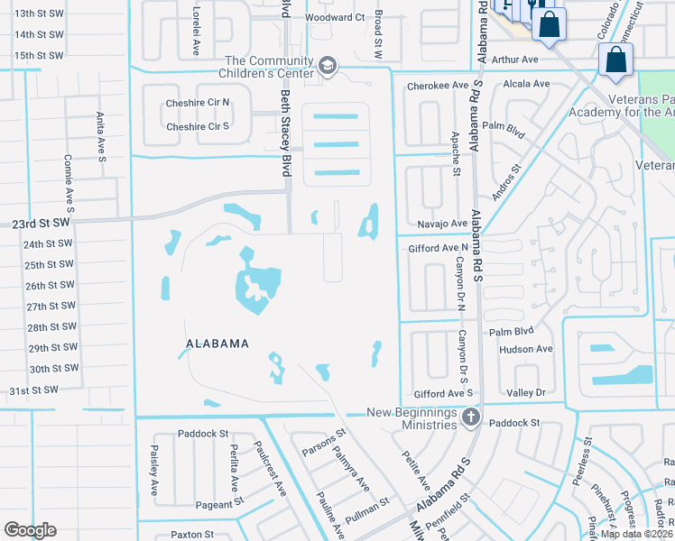 map of restaurants, bars, coffee shops, grocery stores, and more near 9137 Leatherwood Loop in Lehigh Acres