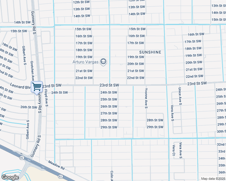 map of restaurants, bars, coffee shops, grocery stores, and more near 4004 24th Street Southwest in Lehigh Acres