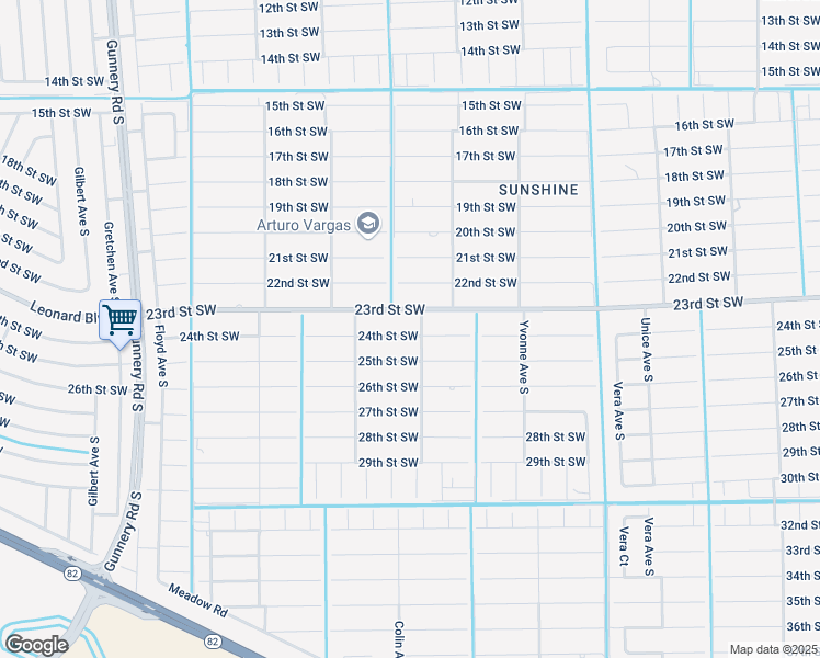 map of restaurants, bars, coffee shops, grocery stores, and more near 4004 24th Street Southwest in Lehigh Acres