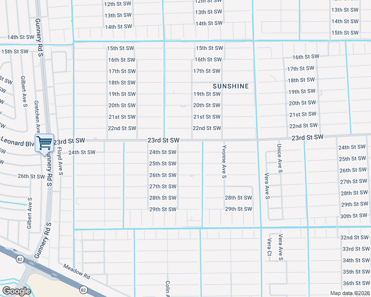map of restaurants, bars, coffee shops, grocery stores, and more near 3910 24th Street Southwest in Lehigh Acres