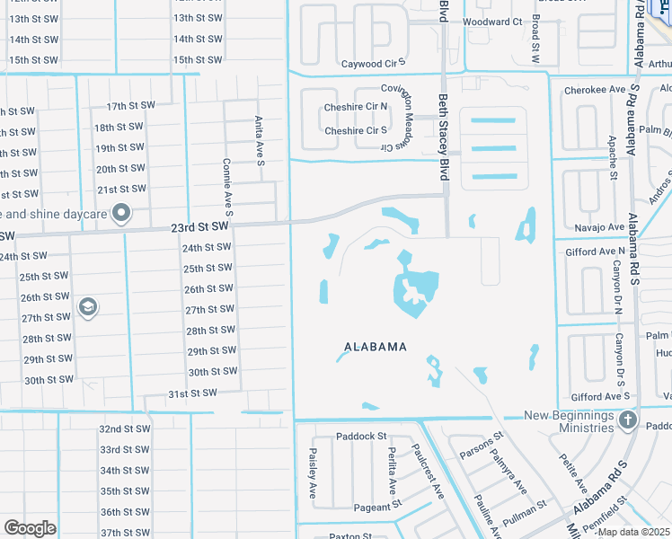 map of restaurants, bars, coffee shops, grocery stores, and more near 20680 Copperhead Drive in Lehigh Acres