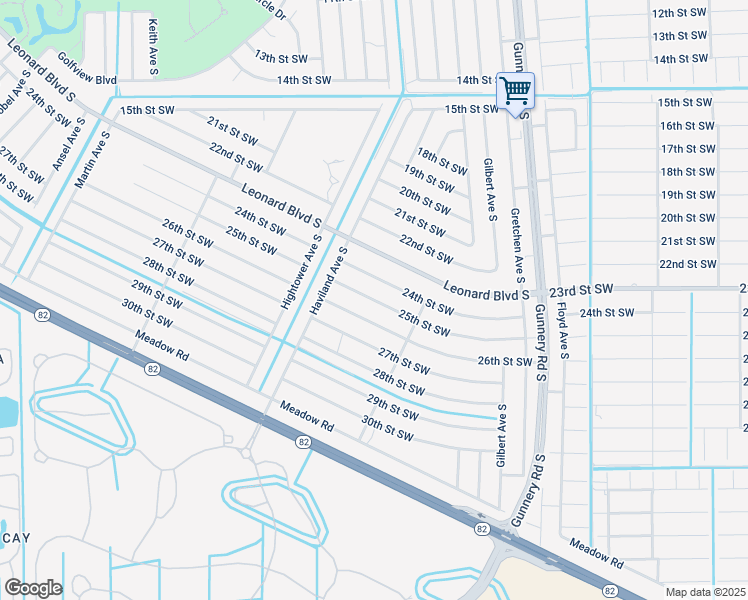 map of restaurants, bars, coffee shops, grocery stores, and more near 4528 26th Street in Lehigh Acres