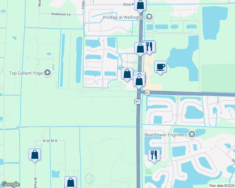 map of restaurants, bars, coffee shops, grocery stores, and more near 10248-10328 Lantana Road in Lake Worth