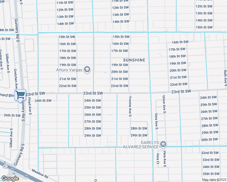 map of restaurants, bars, coffee shops, grocery stores, and more near 3818 23rd Street Southwest in Lehigh Acres
