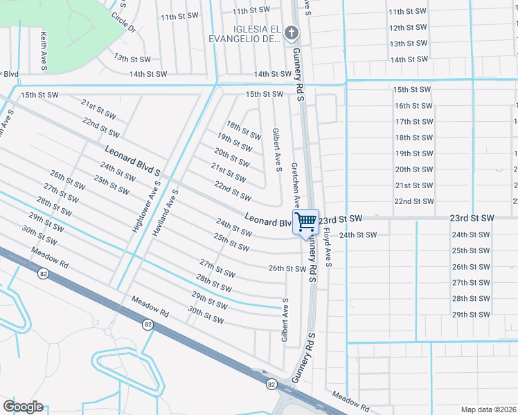 map of restaurants, bars, coffee shops, grocery stores, and more near 4417 22nd Street Southwest in Lehigh Acres