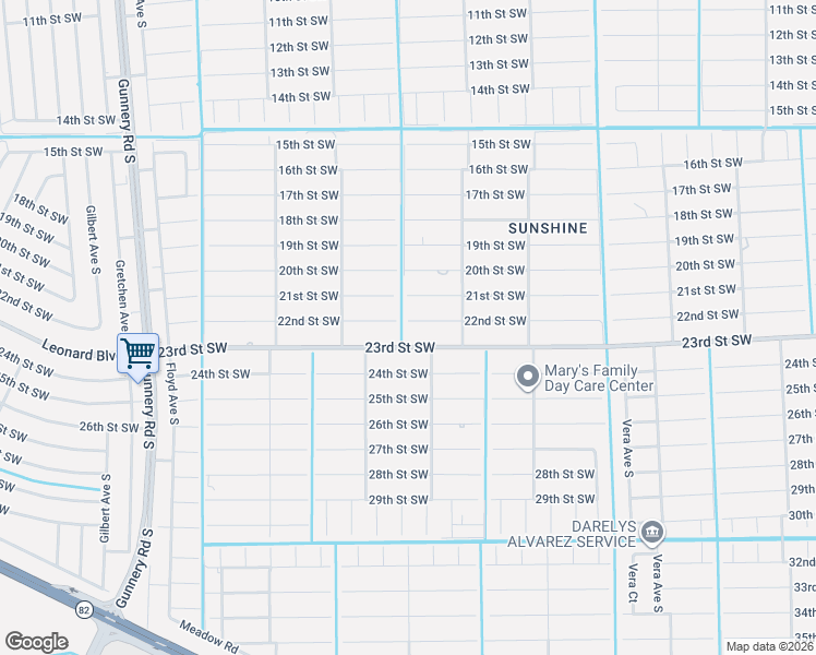 map of restaurants, bars, coffee shops, grocery stores, and more near 3917 22nd Street Southwest in Lehigh Acres