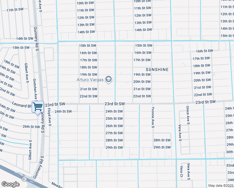 map of restaurants, bars, coffee shops, grocery stores, and more near 3917 22nd Street Southwest in Lehigh Acres