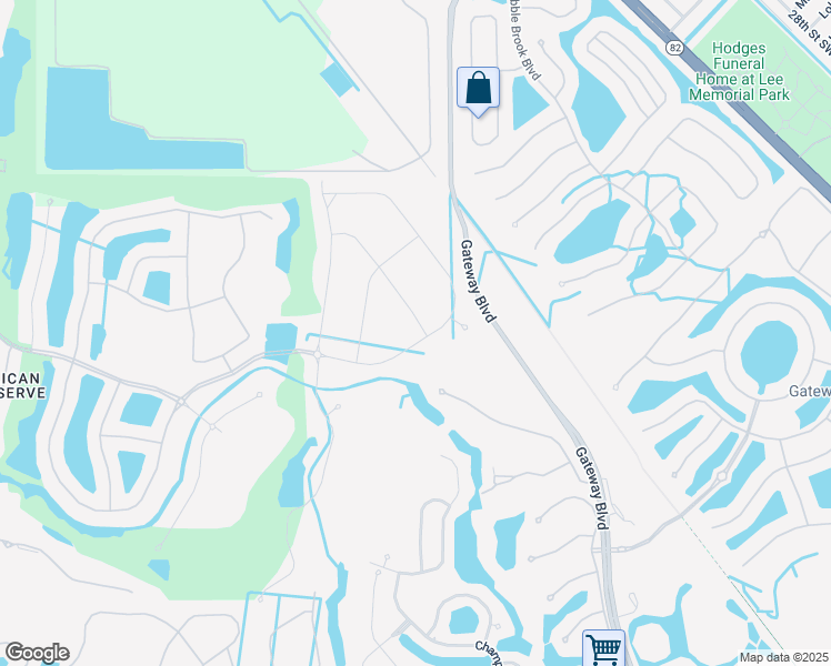 map of restaurants, bars, coffee shops, grocery stores, and more near 10292 Livorno Drive in Fort Myers