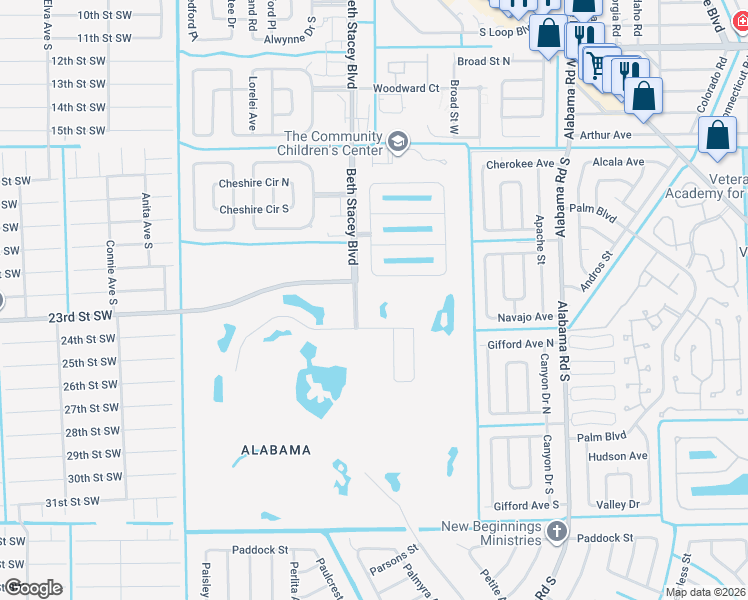 map of restaurants, bars, coffee shops, grocery stores, and more near 9335 Aegean Circle in Lehigh Acres