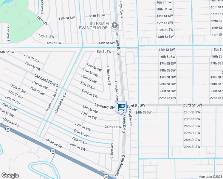 map of restaurants, bars, coffee shops, grocery stores, and more near 1569 Gilbert Avenue South in Lehigh Acres