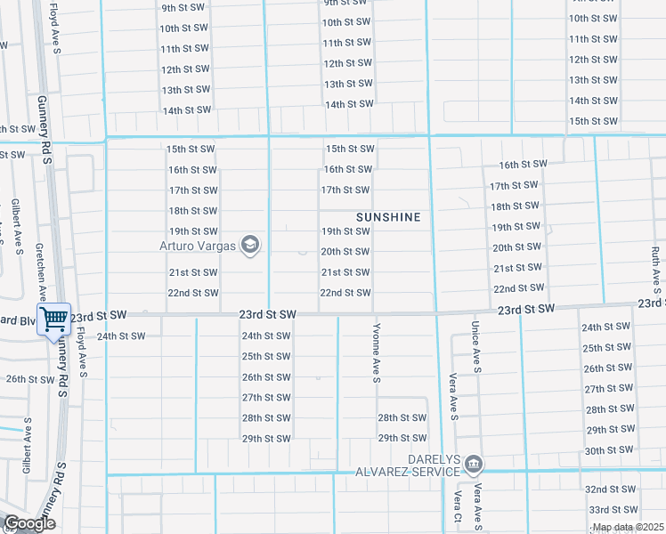 map of restaurants, bars, coffee shops, grocery stores, and more near 3812 21st Street Southwest in Lehigh Acres