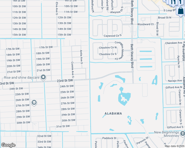 map of restaurants, bars, coffee shops, grocery stores, and more near in Lehigh Acres