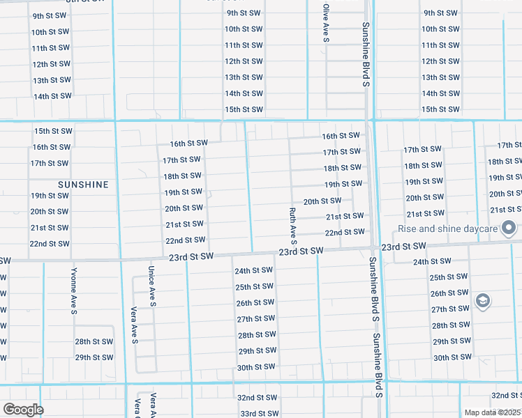 map of restaurants, bars, coffee shops, grocery stores, and more near 3315 20th Street West in Lehigh Acres