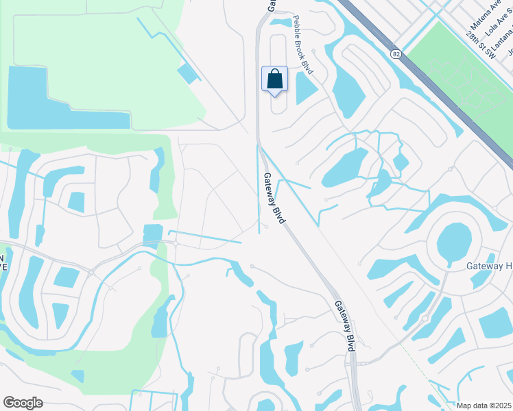 map of restaurants, bars, coffee shops, grocery stores, and more near 10419 Prato Drive in Fort Myers