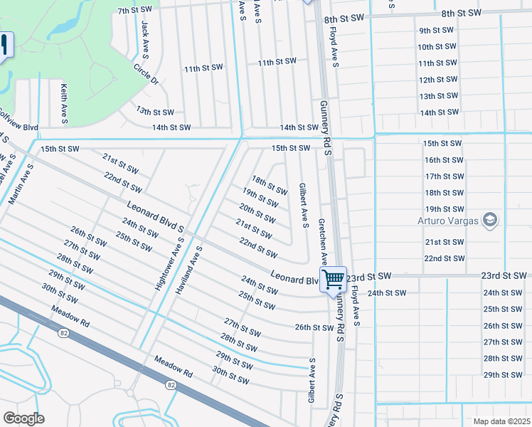 map of restaurants, bars, coffee shops, grocery stores, and more near 4524 20th Street Southwest in Lehigh Acres