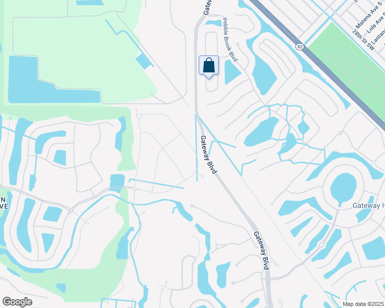 map of restaurants, bars, coffee shops, grocery stores, and more near 10419 Prato Drive in Fort Myers