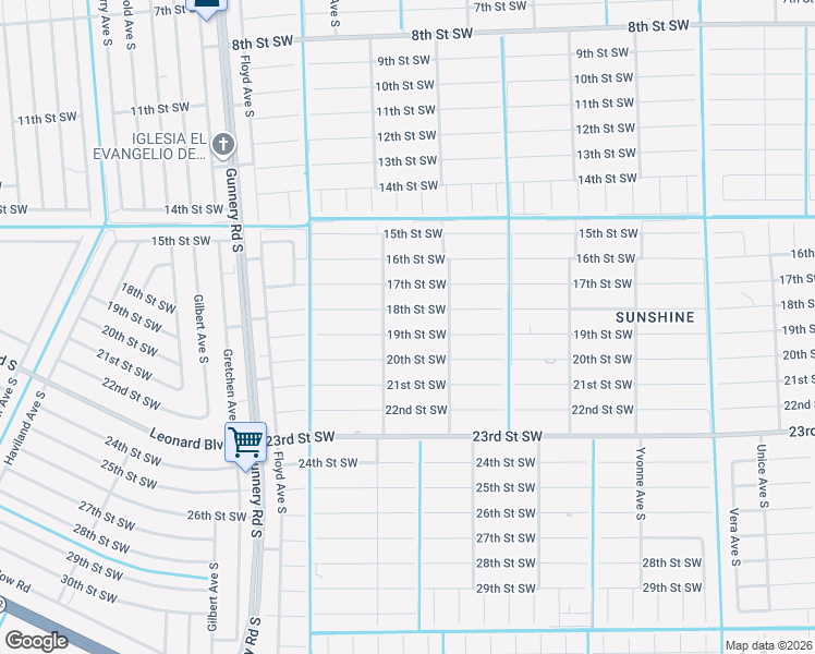 map of restaurants, bars, coffee shops, grocery stores, and more near 4112 19th Street Southwest in Lehigh Acres