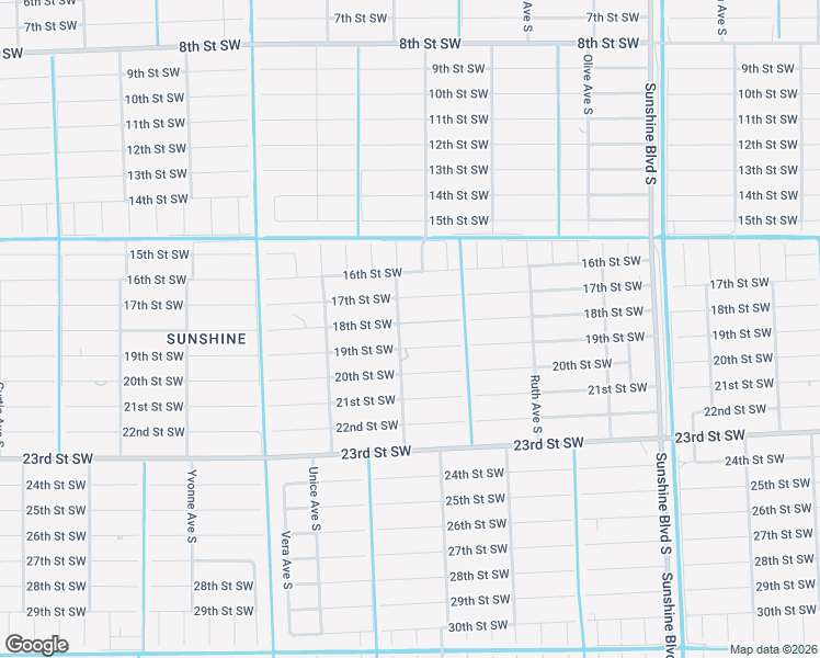 map of restaurants, bars, coffee shops, grocery stores, and more near 3417 18th Street Southwest in Lehigh Acres