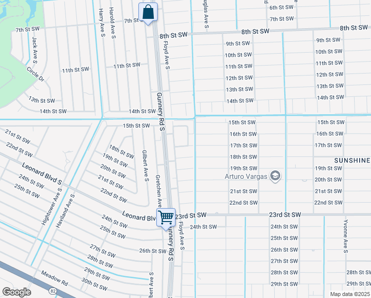 map of restaurants, bars, coffee shops, grocery stores, and more near 4305 17th Street Southwest in Lehigh Acres