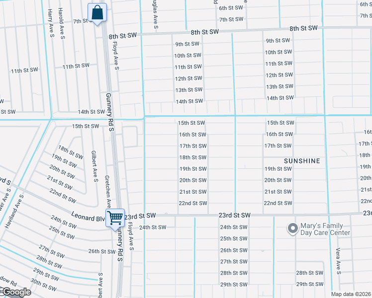 map of restaurants, bars, coffee shops, grocery stores, and more near 4115 17th Street Southwest in Lehigh Acres