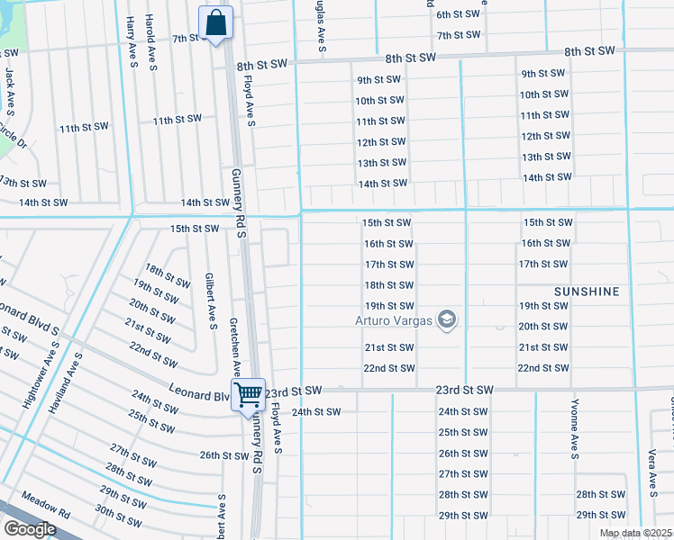 map of restaurants, bars, coffee shops, grocery stores, and more near 4205 17th Street Southwest in Lehigh Acres