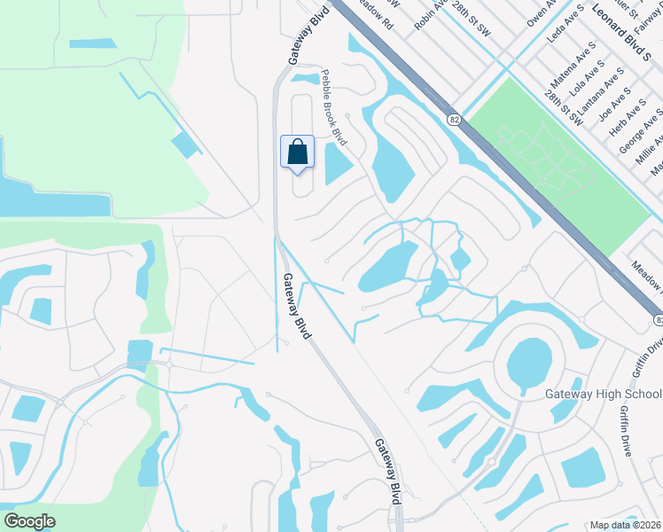 map of restaurants, bars, coffee shops, grocery stores, and more near 12346 Rock Ridge Lane in Fort Myers