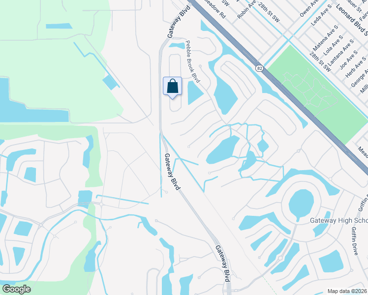map of restaurants, bars, coffee shops, grocery stores, and more near 12346 Rock Ridge Lane in Fort Myers