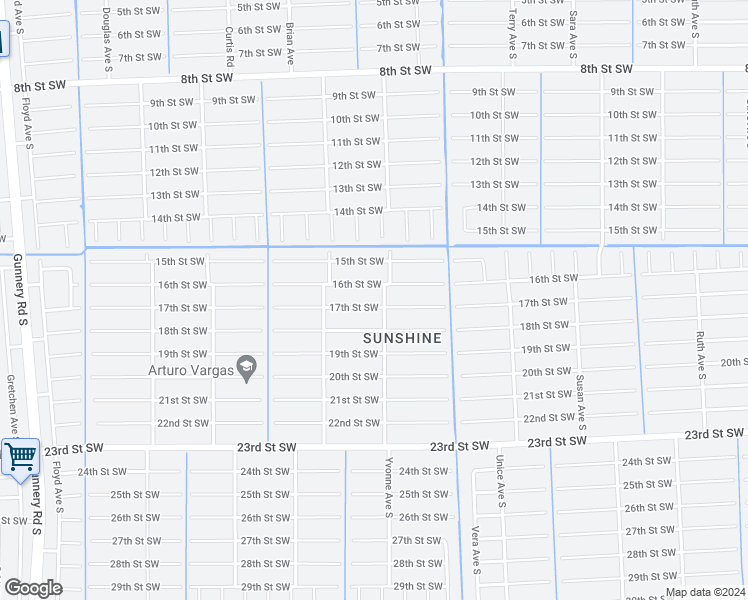 map of restaurants, bars, coffee shops, grocery stores, and more near 3802 17th Street Southwest in Lehigh Acres