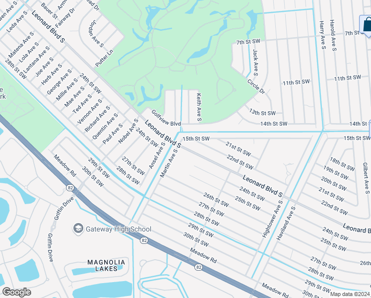 map of restaurants, bars, coffee shops, grocery stores, and more near 4755 Leonard Boulevard South in Lehigh Acres