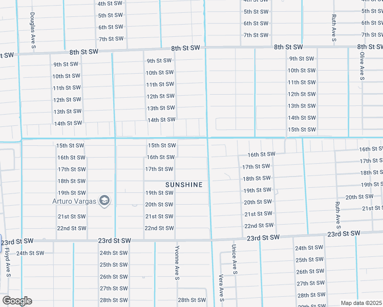 map of restaurants, bars, coffee shops, grocery stores, and more near 3708 16th Street Southwest in Lehigh Acres