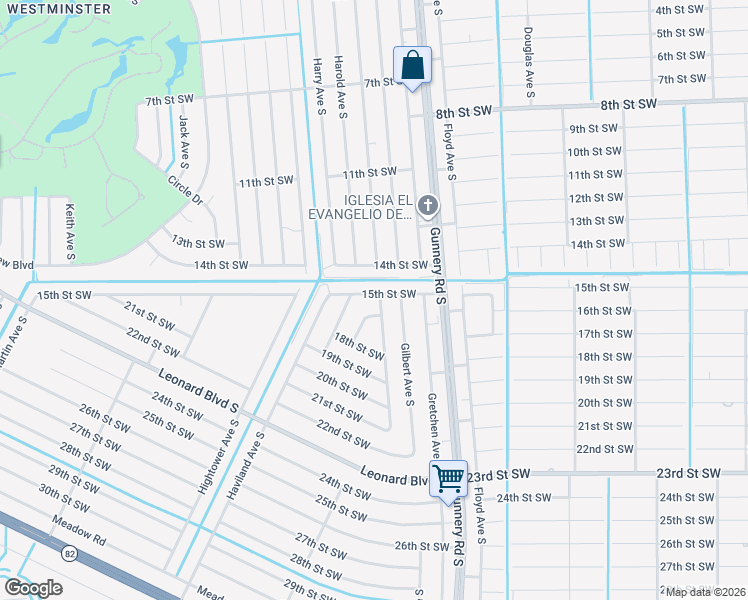 map of restaurants, bars, coffee shops, grocery stores, and more near 1501 Gordon Avenue South in Lehigh Acres