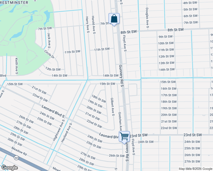 map of restaurants, bars, coffee shops, grocery stores, and more near 1501 Gordon Avenue South in Lehigh Acres
