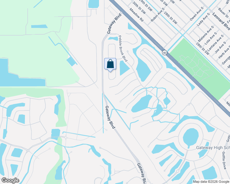 map of restaurants, bars, coffee shops, grocery stores, and more near 12331 Crooked Creek Lane in Fort Myers